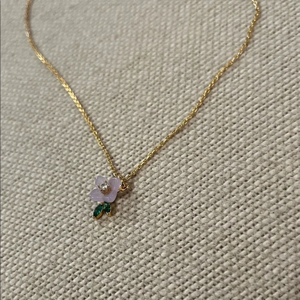 kate spade Bursting Blooms Pendant Necklace/NWT